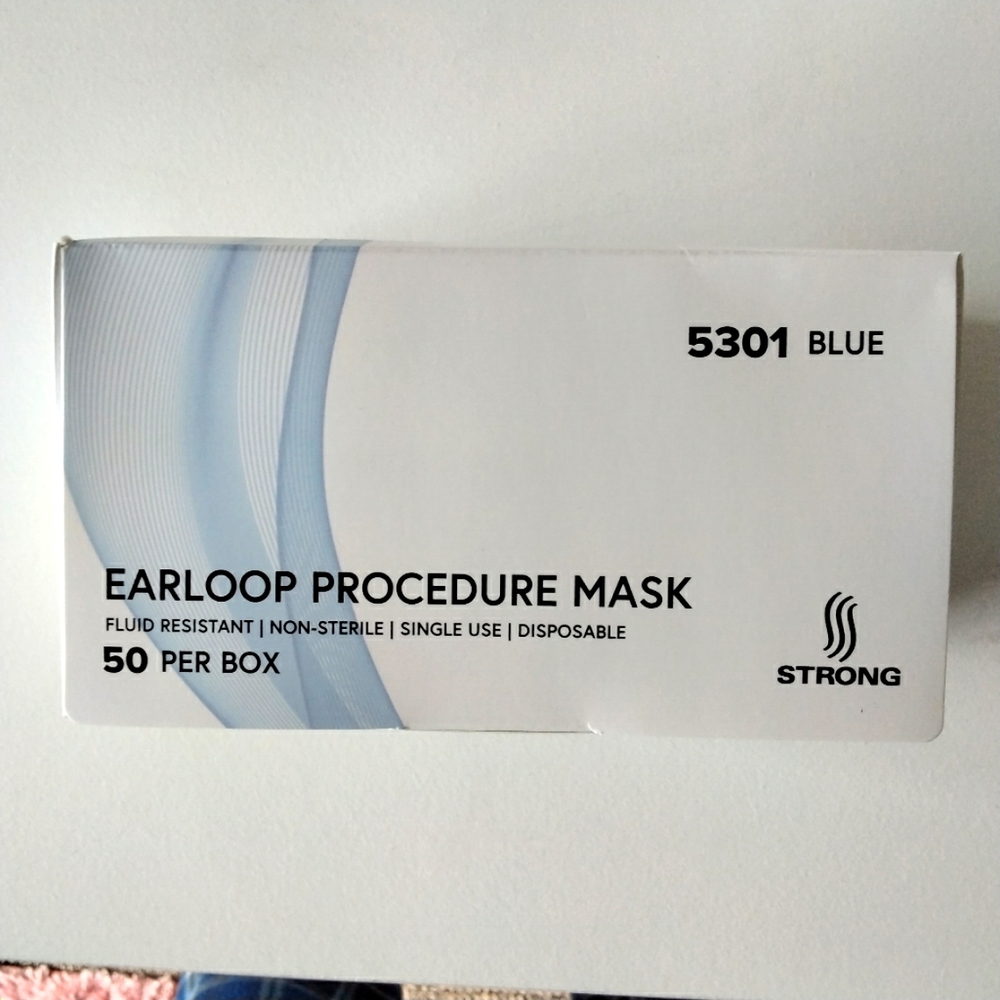 EARLOOP PROCEDURE FACE MASKS